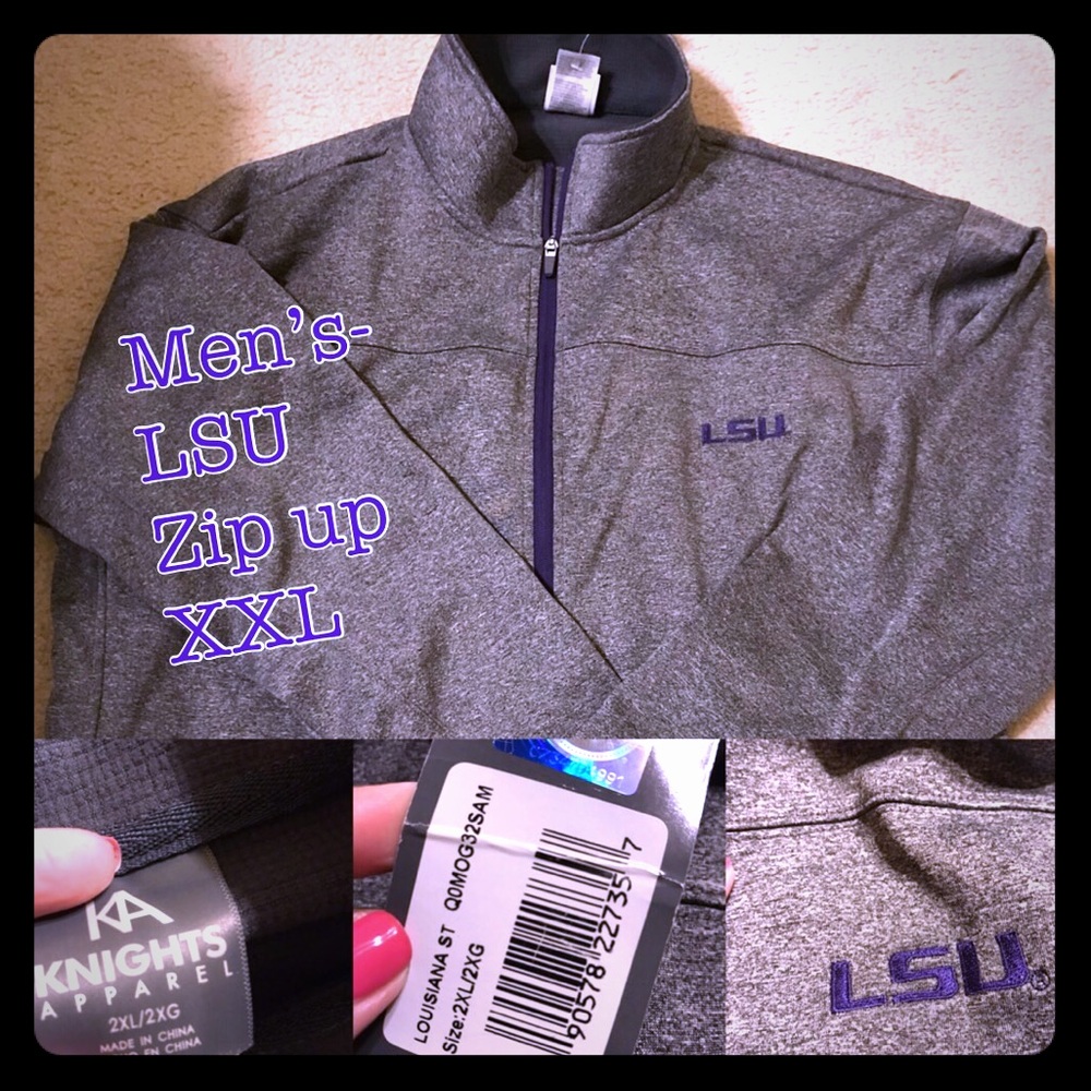 MENS! LSU zip up jacket